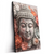 Led Wandbild Pastellblueten Und Buddha Hochformat Produktvorschau Seitlich