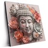 Led Wandbild Pastellblueten Und Buddha Quadrat Produktvorschau Seitlich
