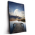 Led Wandbild Pier Am Fluss Hochformat Produktvorschau Seitlich