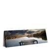 Led Wandbild Pier Am Fluss Panorama Produktvorschau Seitlich