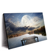 Led Wandbild Pier Am Fluss Querformat Produktvorschau Seitlich