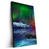 Led Wandbild Polarlichter Hochformat Produktvorschau Seitlich