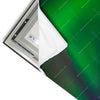 Led Wandbild Polarlichter Schmal Materialvorschau