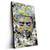 Led Wandbild Pop Art Buddha Kopf Hochformat Produktvorschau Seitlich