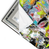 Led Wandbild Pop Art Buddha Kopf Querformat Materialvorschau