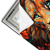 Led Wandbild Pop Art Leo Querformat Materialvorschau