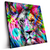 Led Wandbild Pop Art Loewe No 1 Quadrat Produktvorschau Seitlich