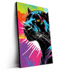 Led Wandbild Pop Art Panther Hochformat Produktvorschau Seitlich