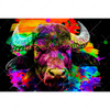 Led Wandbild Pop Art Stier Querformat Motivvorschau