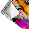 Led Wandbild Pop Art Tiger No 2 Querformat Materialvorschau