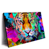Led Wandbild Pop Art Tiger No 2 Querformat Produktvorschau Seitlich