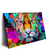 Led Wandbild Pop Art Tiger No 2 Querformat Produktvorschau Seitlich