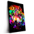 Led Wandbild Pop Art Wolf Hochformat Produktvorschau Seitlich