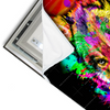 Led Wandbild Pop Art Wolf Querformat Materialvorschau