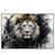 Led Wandbild Portraet Eines Loewen Querformat Produktvorschau Frontal
