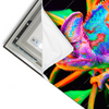 Led Wandbild Regenbogen Chamaeleon No 2 Querformat Materialvorschau