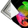 Led Wandbild Regenbogen Chamaeleon Querformat Materialvorschau