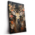 Led Wandbild Reh Blumen Hochformat Produktvorschau Seitlich