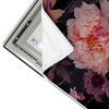Led Wandbild Romantische Blumenillustration Hochformat Materialvorschau