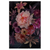 Led Wandbild Romantische Blumenillustration Hochformat Produktvorschau Frontal