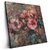 Led Wandbild Romantische Vintageblumen Quadrat Produktvorschau Seitlich