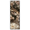 Led Wandbild Romantischer Hirsch Mit Blumen Schmal Produktvorschau Frontal