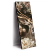 Led Wandbild Romantischer Hirsch Mit Blumen Schmal Produktvorschau Seitlich