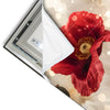 Led Wandbild Rote Und Weisse Mohnblumen Hochformat Materialvorschau