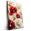 Led Wandbild Rote Und Weisse Mohnblumen Hochformat Produktvorschau Seitlich