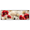 Led Wandbild Rote Und Weisse Mohnblumen Panorama Produktvorschau Frontal