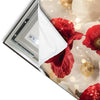 Led Wandbild Rote Und Weisse Mohnblumen Quadrat Materialvorschau
