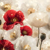 Led Wandbild Rote Und Weisse Mohnblumen Quadrat Motivvorschau