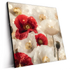 Led Wandbild Rote Und Weisse Mohnblumen Quadrat Produktvorschau Seitlich
