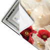 Led Wandbild Rote Und Weisse Mohnblumen Querformat Materialvorschau