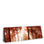 Led Wandbild Roter Herbstwald Panorama Produktvorschau Seitlich