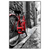 Led Wandbild Rotes Fahrrad In Gasse Hochformat Produktvorschau Frontal