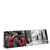 Led Wandbild Rotes Fahrrad In Gasse Panorama Produktvorschau Seitlich