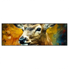 Led Wandbild Rothirsch Im Herbstwald Panorama Produktvorschau Frontal