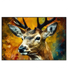 Led Wandbild Rothirsch Im Herbstwald Querformat Produktvorschau Frontal