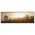 Led Wandbild Rothirsch Im Nebel Panorama Produktvorschau Frontal