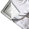 Led Wandbild Rothirsch Im Winter Hochformat Materialvorschau