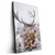 Led Wandbild Rothirsch Im Winter Hochformat Produktvorschau Seitlich
