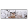 Led Wandbild Rothirsch Im Winter Panorama Produktvorschau Frontal