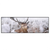 Led Wandbild Rothirsch Im Winter Panorama Produktvorschau Frontal