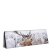 Led Wandbild Rothirsch Im Winter Panorama Produktvorschau Seitlich