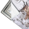 Led Wandbild Rothirsch Im Winter Quadrat Materialvorschau