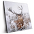 Led Wandbild Rothirsch Im Winter Quadrat Produktvorschau Seitlich