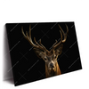 Led Wandbild Rotwild Portraet Querformat Produktvorschau Seitlich