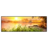 Led Wandbild Ruhiger Morgen Am See Panorama Produktvorschau Frontal