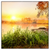 Led Wandbild Ruhiger Morgen Am See Quadrat Produktvorschau Frontal